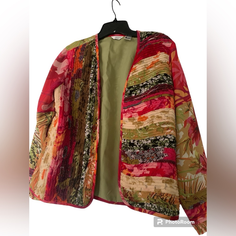 LAURA ASHLEY multi color jacket size PS